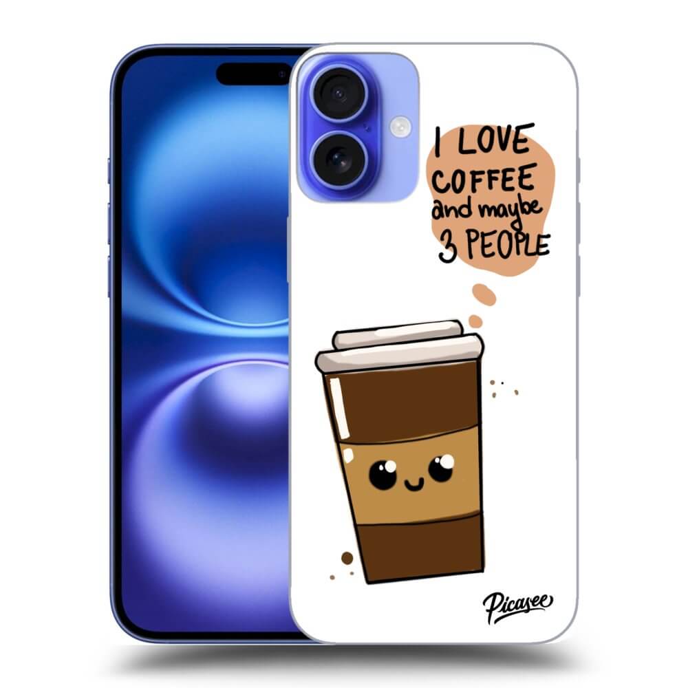 Apple IPhone 16 Plus Hülle - Transparentes Silikon - Cute Coffee