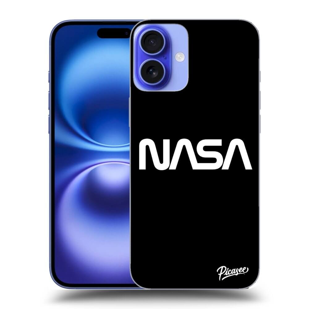 Apple IPhone 16 Plus Hülle - Schwarzes Silikon - NASA Basic