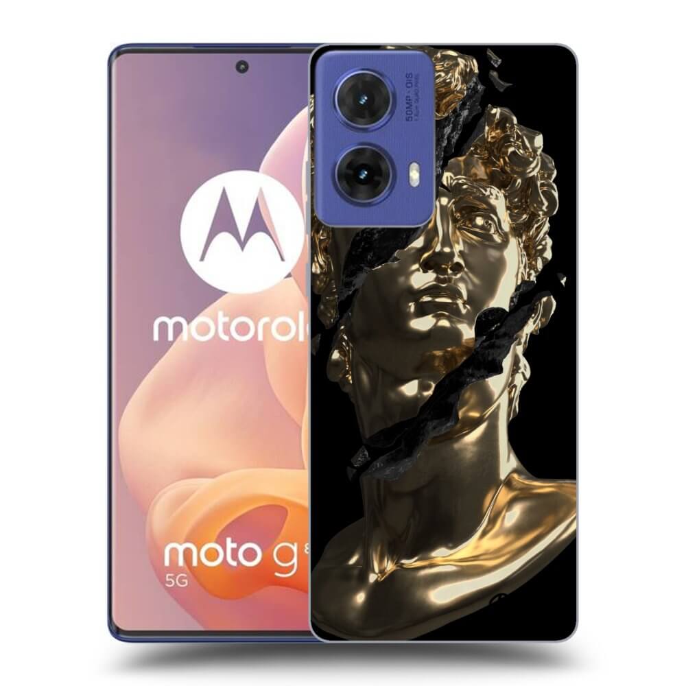 Motorola Moto G85 Hülle - Schwarzes Silikon - Golder