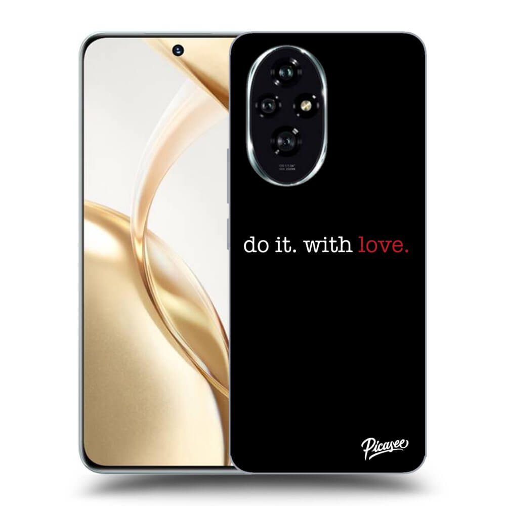 Honor 200 Pro 5G Hülle - Transparentes Silikon - Do It. With Love.