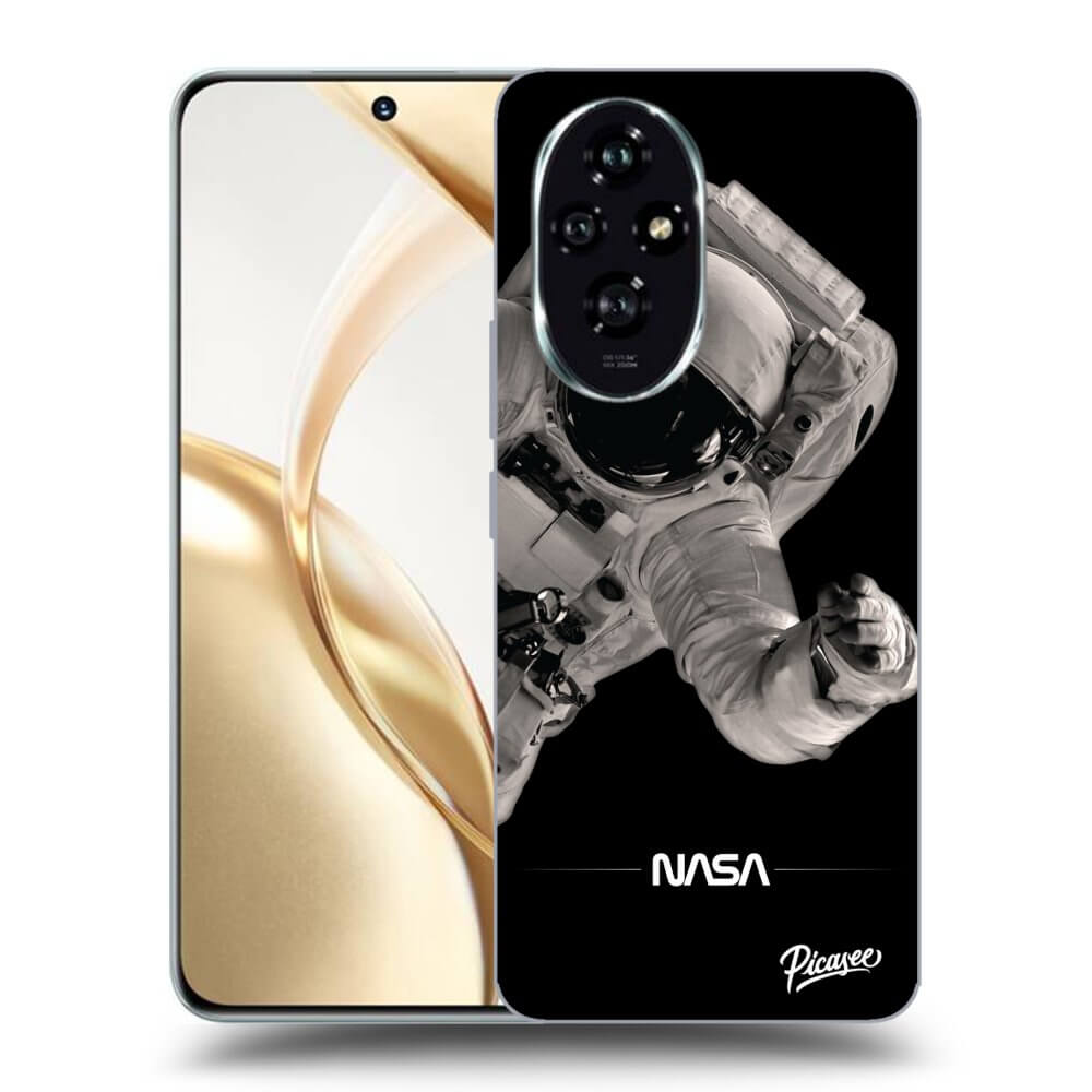 Honor 200 Pro 5G Hülle - Transparentes Silikon - Astronaut Big