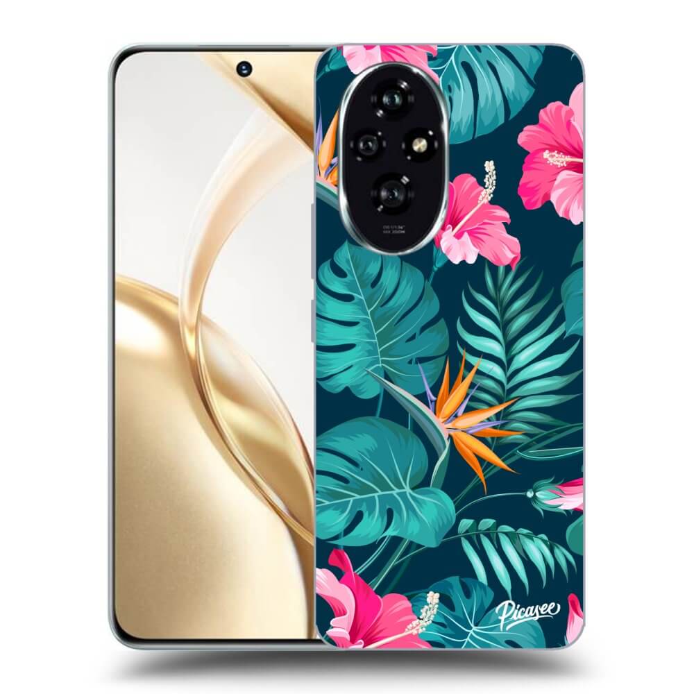 ULTIMATE CASE Für Honor 200 Pro 5G - Pink Monstera