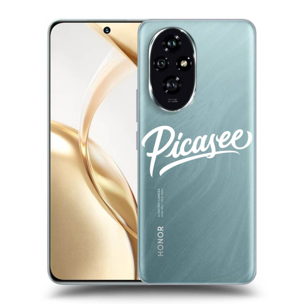 Honor 200 Pro 5G Hülle - Transparentes Silikon - Picasee - White