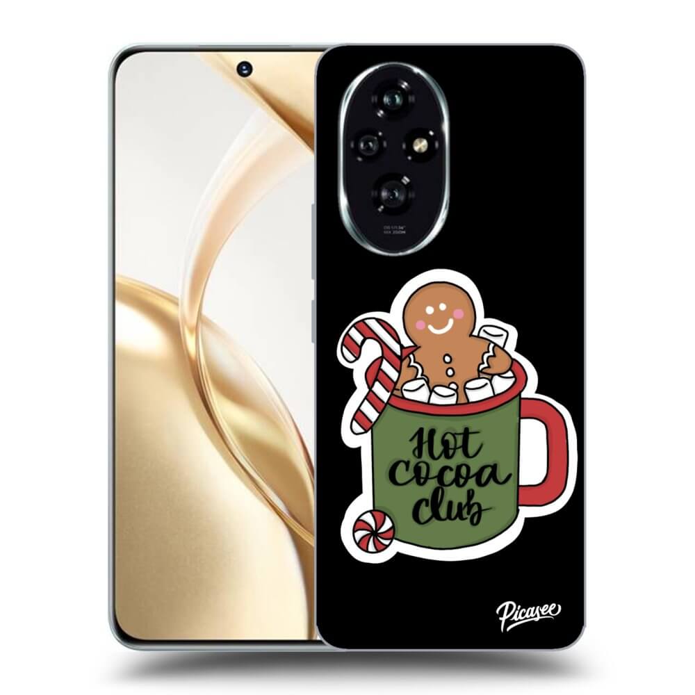 Honor 200 Pro 5G Hülle - Schwarzes Silikon - Hot Cocoa Club