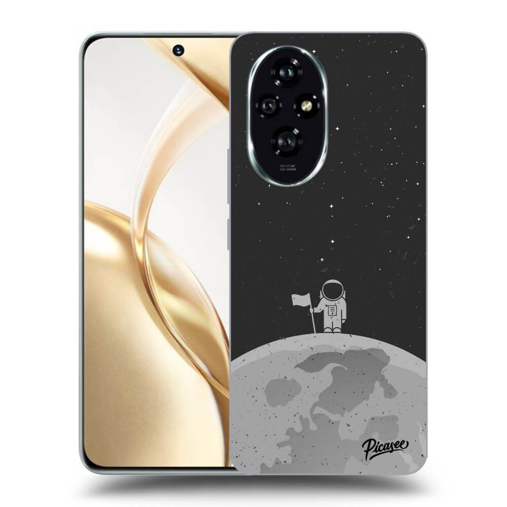 Honor 200 Pro 5G Hülle - Schwarzes Silikon - Astronaut