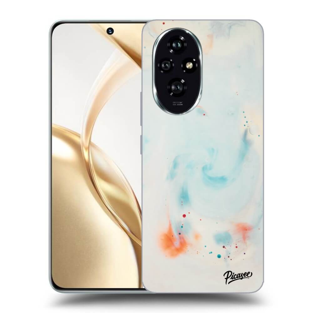 Honor 200 Pro 5G Hülle - Transparentes Silikon - Splash