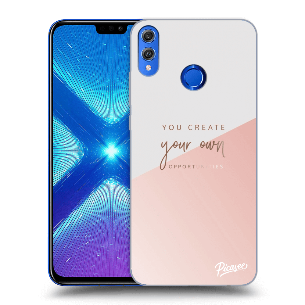 Honor 8X Hülle - Transparentes Silikon - You Create Your Own Opportunities