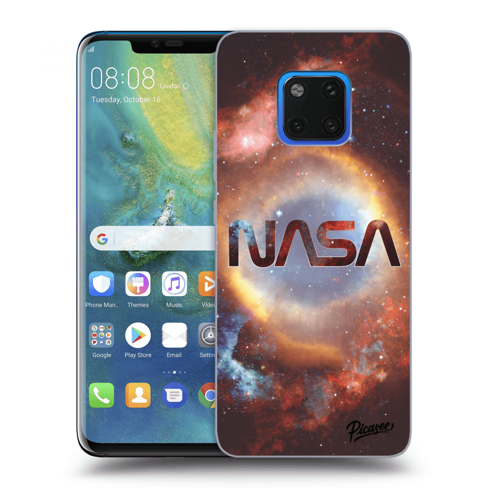 Huawei Mate 20 Pro Hülle - Transparentes Silikon - Nebula