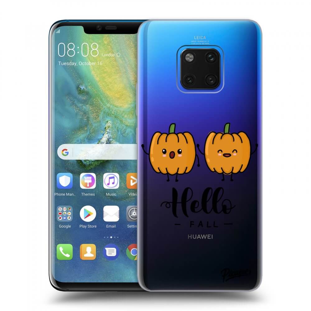 Huawei Mate 20 Pro Hülle - Transparentes Silikon - Hallo Fall