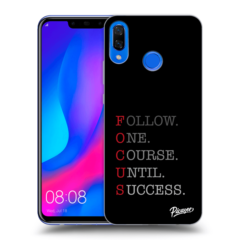 Huawei Nova 3 Hülle - Transparentes Silikon - Focus