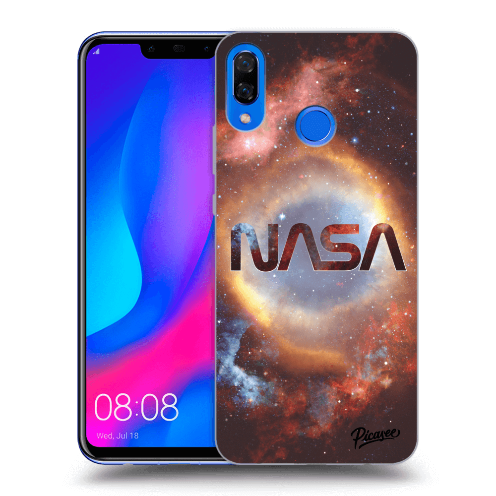 Huawei Nova 3 Hülle - Schwarzes Silikon - Nebula