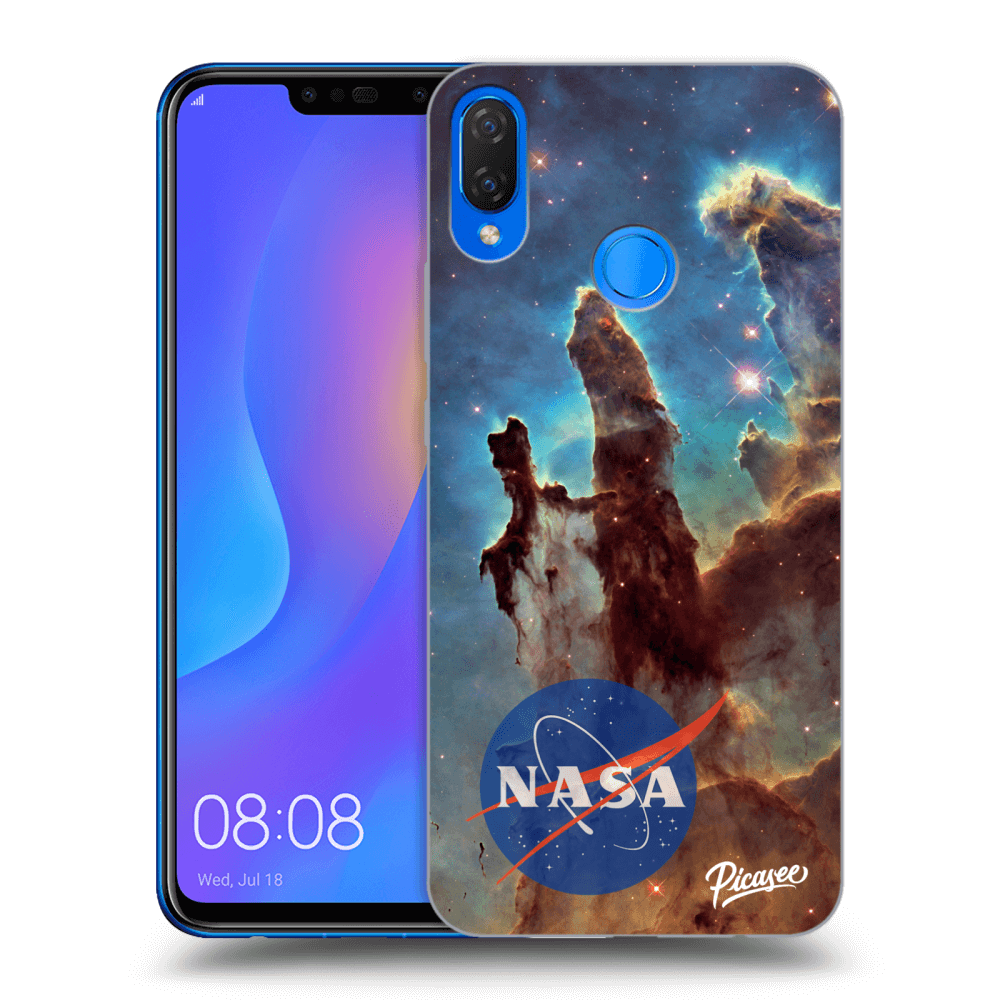 Huawei Nova 3i Hülle - Transparentes Silikon - Eagle Nebula