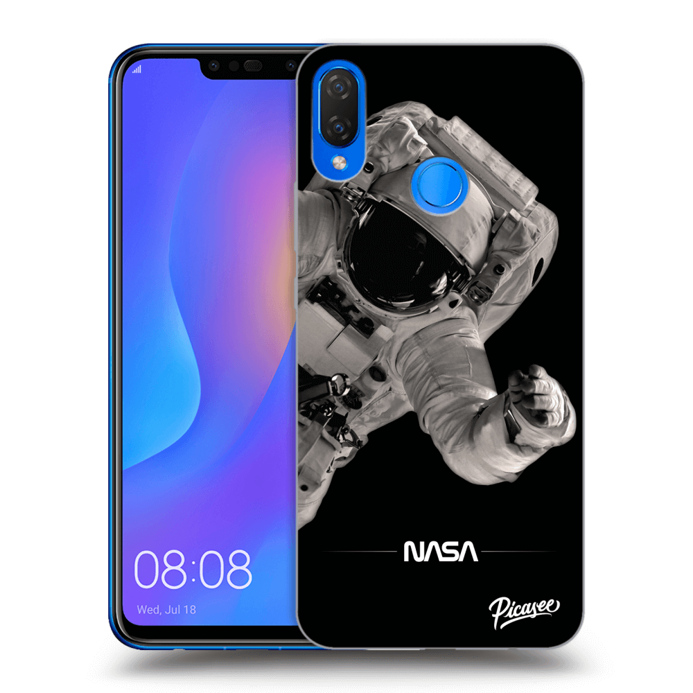 Huawei Nova 3i Hülle - Transparentes Silikon - Astronaut Big