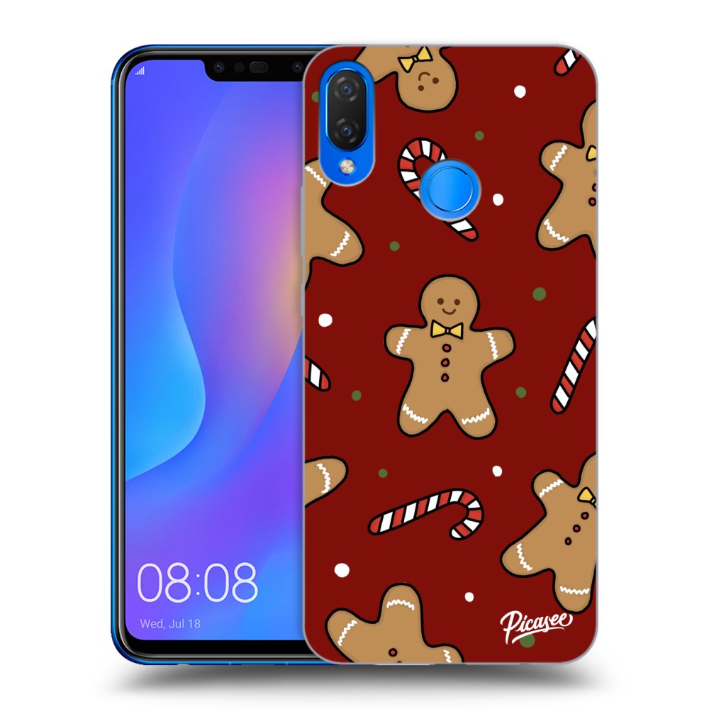 Huawei Nova 3i Hülle - Transparentes Silikon - Gingerbread 2