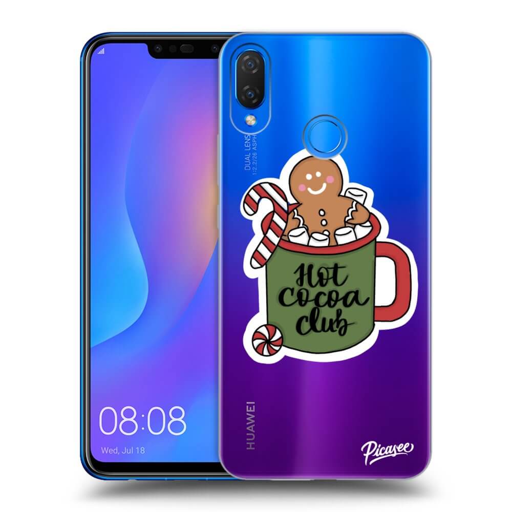 Huawei Nova 3i Hülle - Transparentes Silikon - Hot Cocoa Club