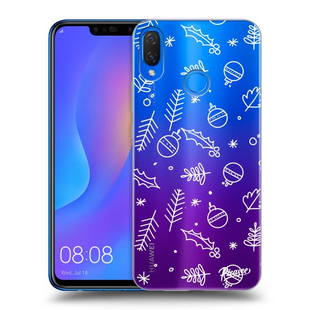 Huawei Nova 3i Hülle - Transparentes Silikon - Mistletoe