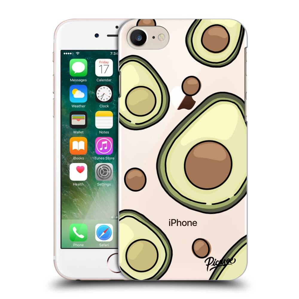 Apple IPhone 8 Hülle - Transparentes Silikon - Avocado