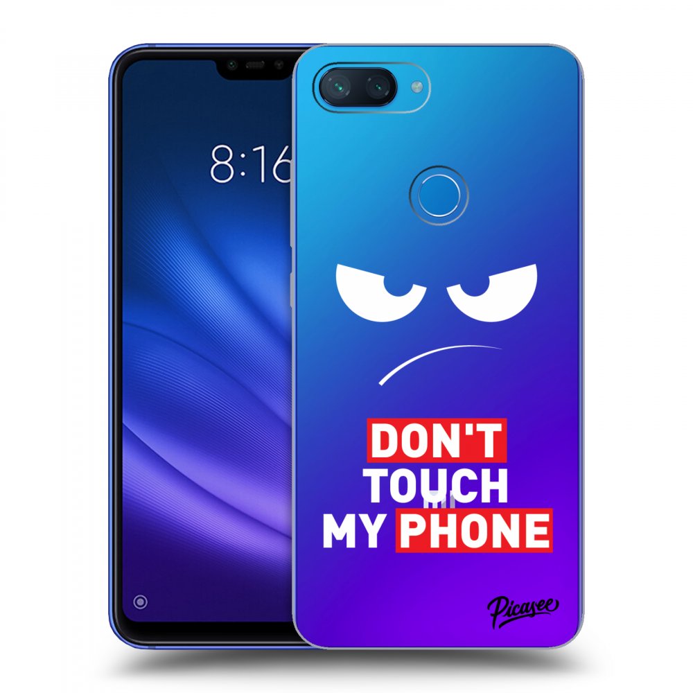 Xiaomi Mi 8 Lite Hülle - Transparentes Silikon - Angry Eyes - Transparent