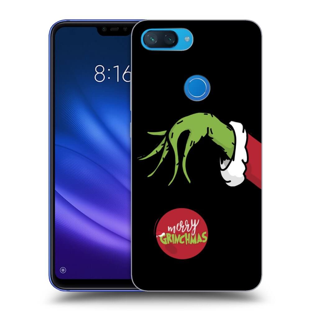 Xiaomi Mi 8 Lite Hülle - Schwarzes Silikon - Grinch