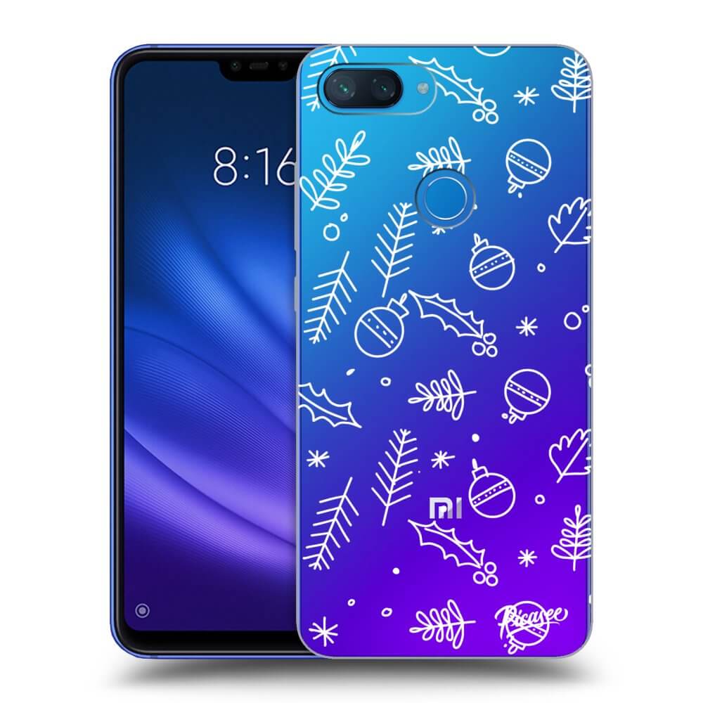 Xiaomi Mi 8 Lite Hülle - Transparentes Silikon - Mistletoe