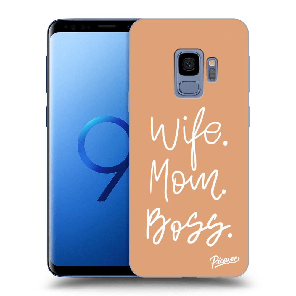 Samsung Galaxy S9 G960F Hülle - Transparentes Silikon - Boss Mama