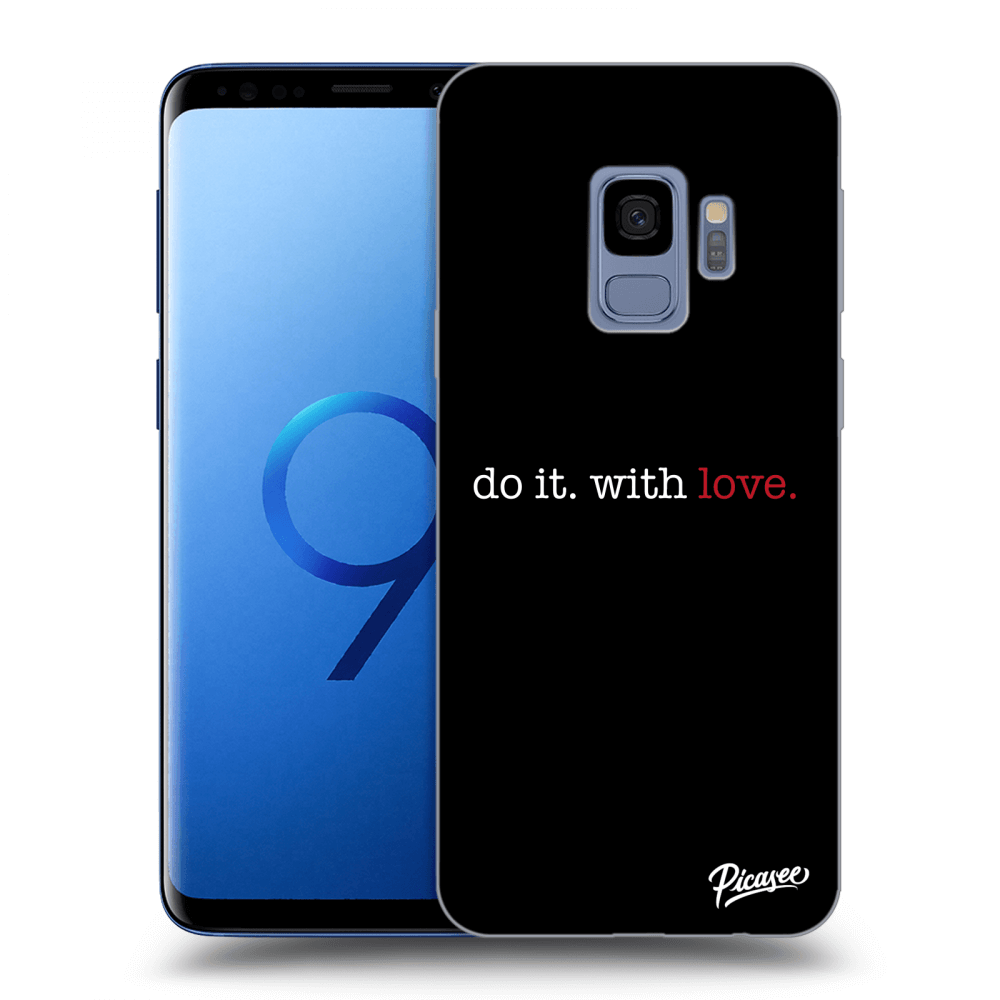 Samsung Galaxy S9 G960F Hülle - Transparentes Silikon - Do It. With Love.