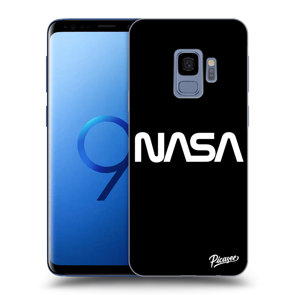 Samsung Galaxy S9 G960F Hülle - Schwarzes Silikon - NASA Basic