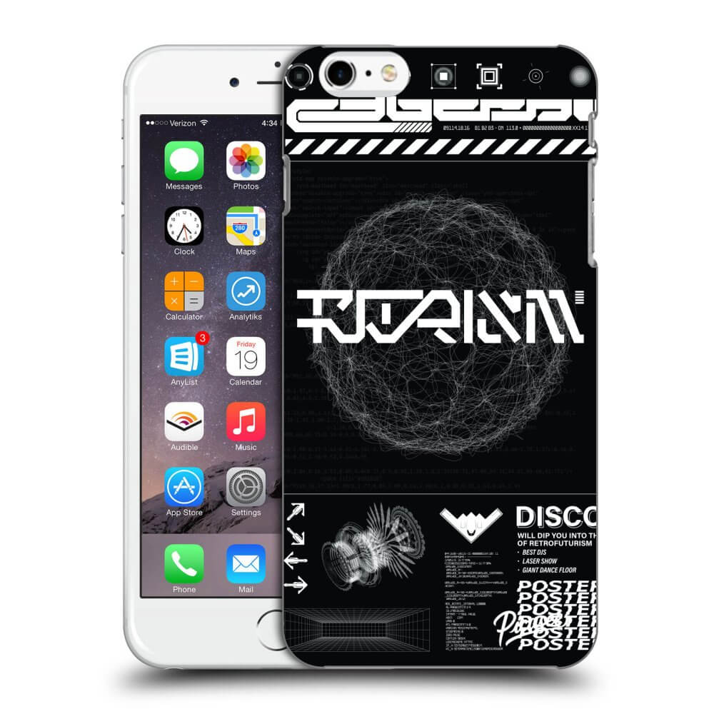 Apple IPhone 6 Plus/6S Plus Hülle - Transparentes Silikon - BLACK DISCO