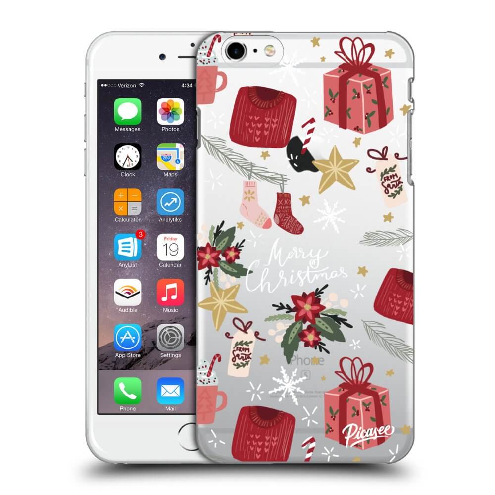 Apple IPhone 6 Plus/6S Plus Hülle - Transparentes Silikon - Christmas