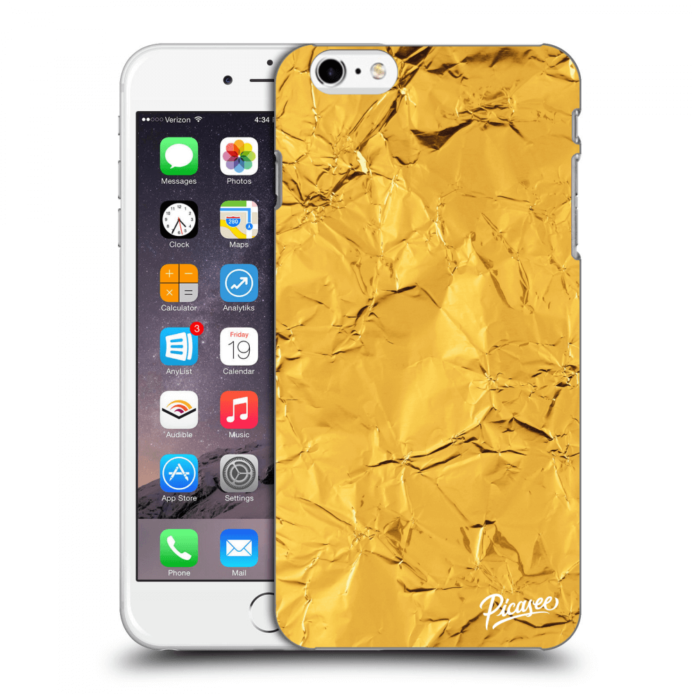 Apple IPhone 6 Plus/6S Plus Hülle - Transparentes Silikon - Gold