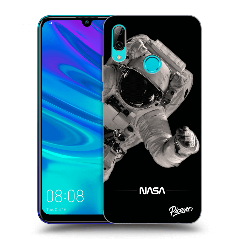 Huawei P Smart 2019 Hülle - Transparentes Silikon - Astronaut Big