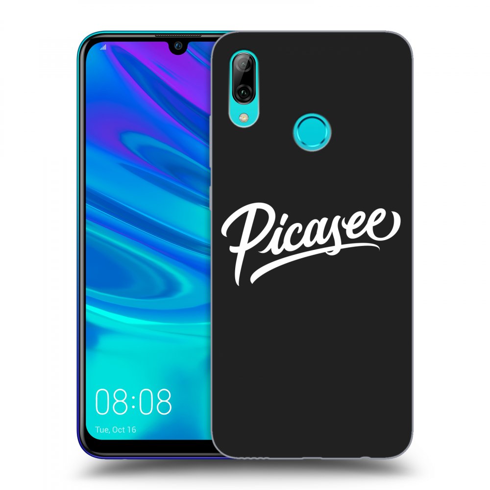 Huawei P Smart 2019 Hülle - Schwarzes Silikon - Picasee - White