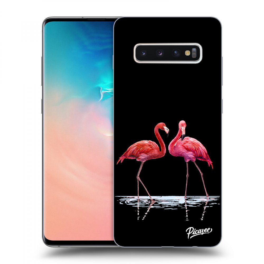 ULTIMATE CASE Für Samsung Galaxy S10 Plus G975 - Flamingos Zu Zweit