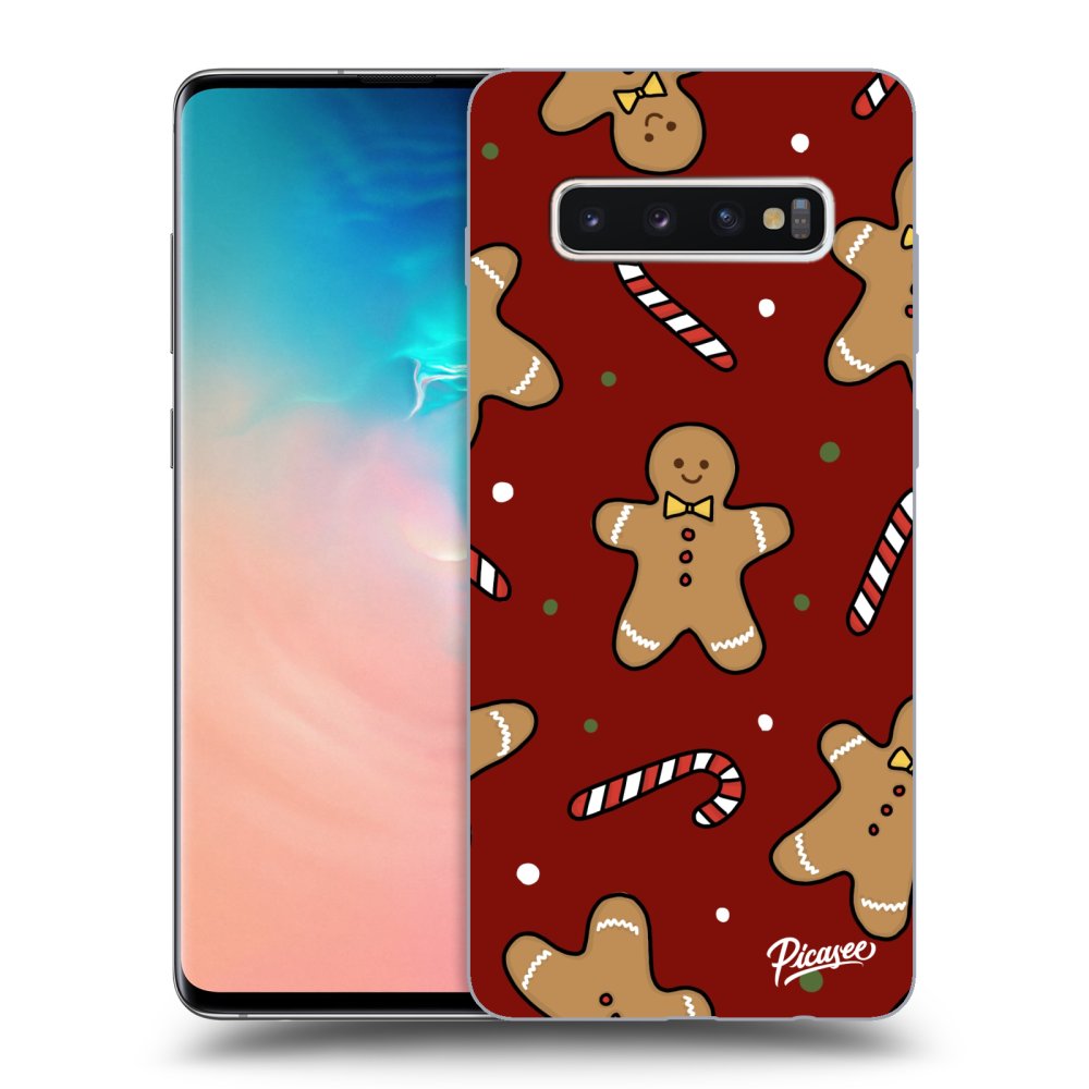 Samsung Galaxy S10 Plus G975 Hülle - Transparentes Silikon - Gingerbread 2