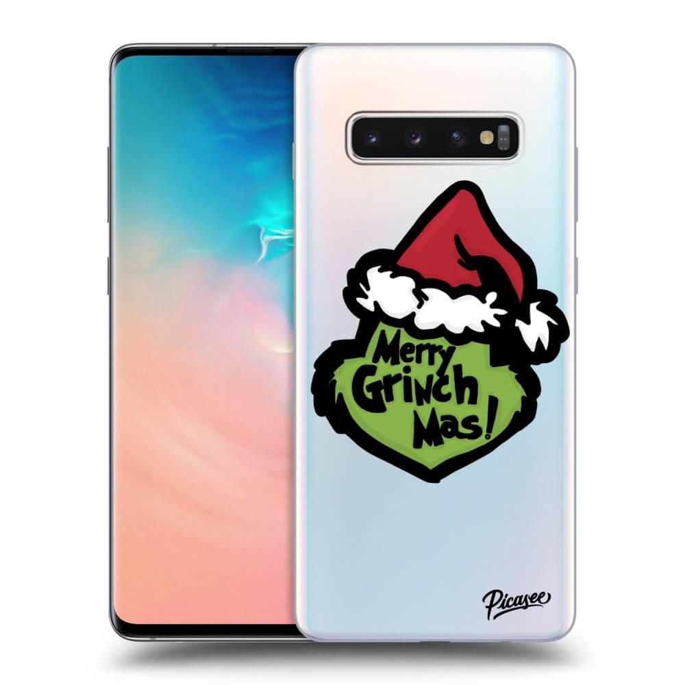 Samsung Galaxy S10 Plus G975 Hülle - Transparentes Silikon - Grinch 2