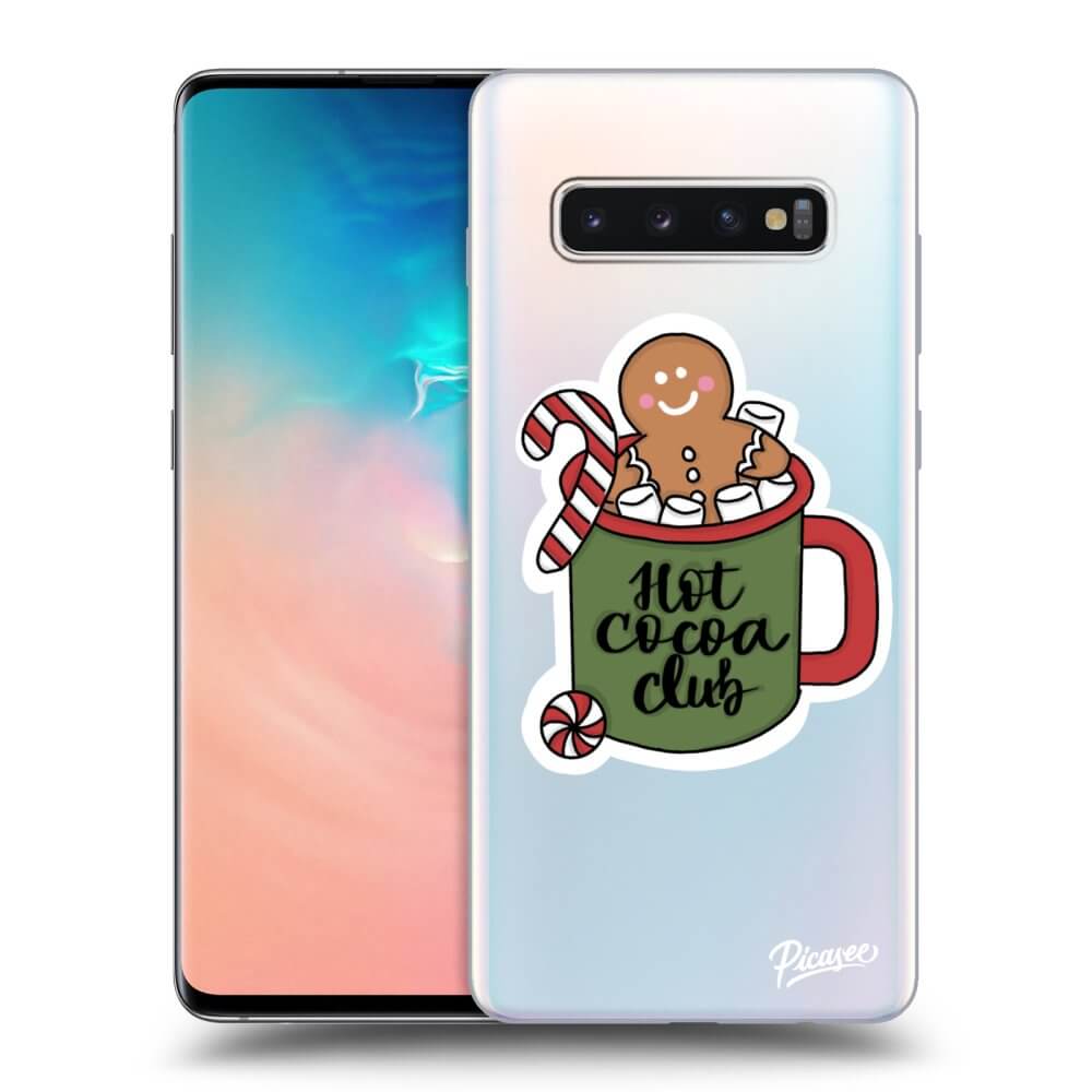 Samsung Galaxy S10 Plus G975 Hülle - Transparentes Silikon - Hot Cocoa Club