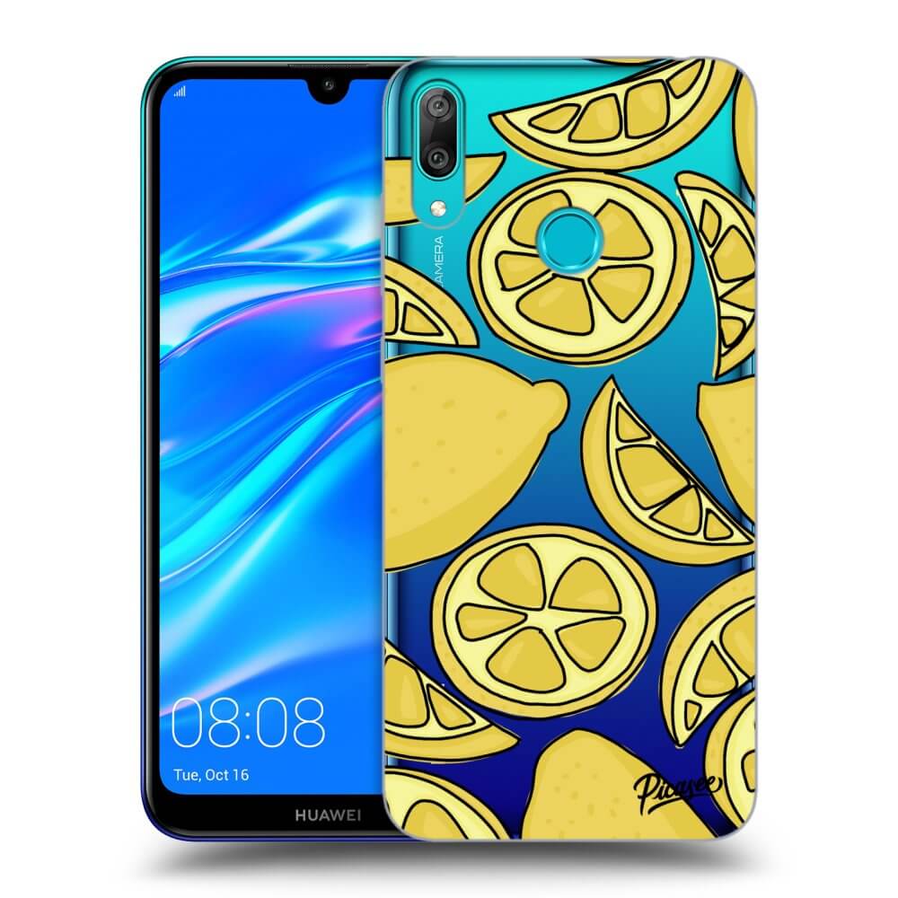 Huawei Y7 2019 Hülle - Transparentes Silikon - Lemon