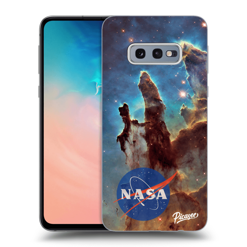 Samsung Galaxy S10e G970 Hülle - Transparentes Silikon - Eagle Nebula