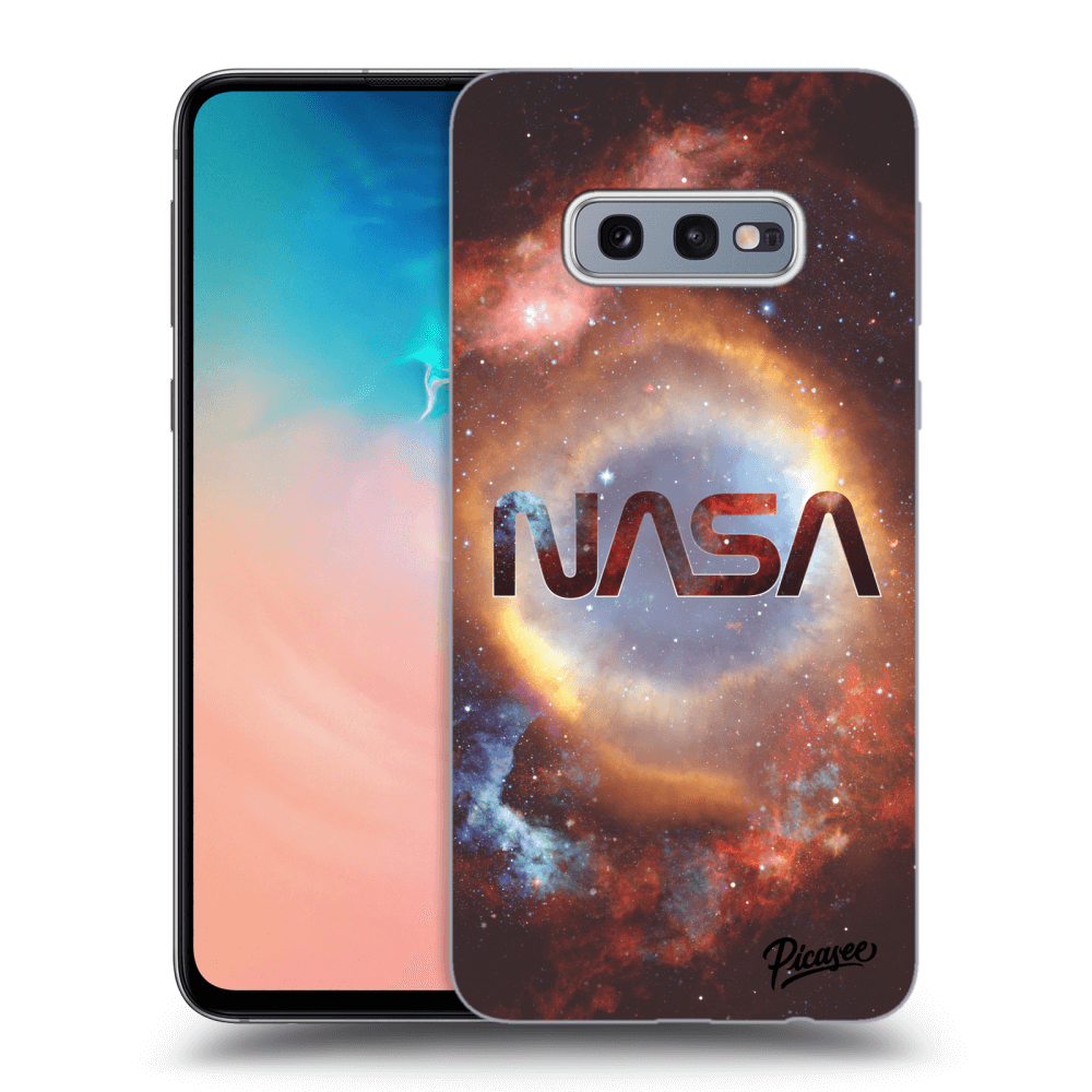 Samsung Galaxy S10e G970 Hülle - Transparentes Silikon - Nebula