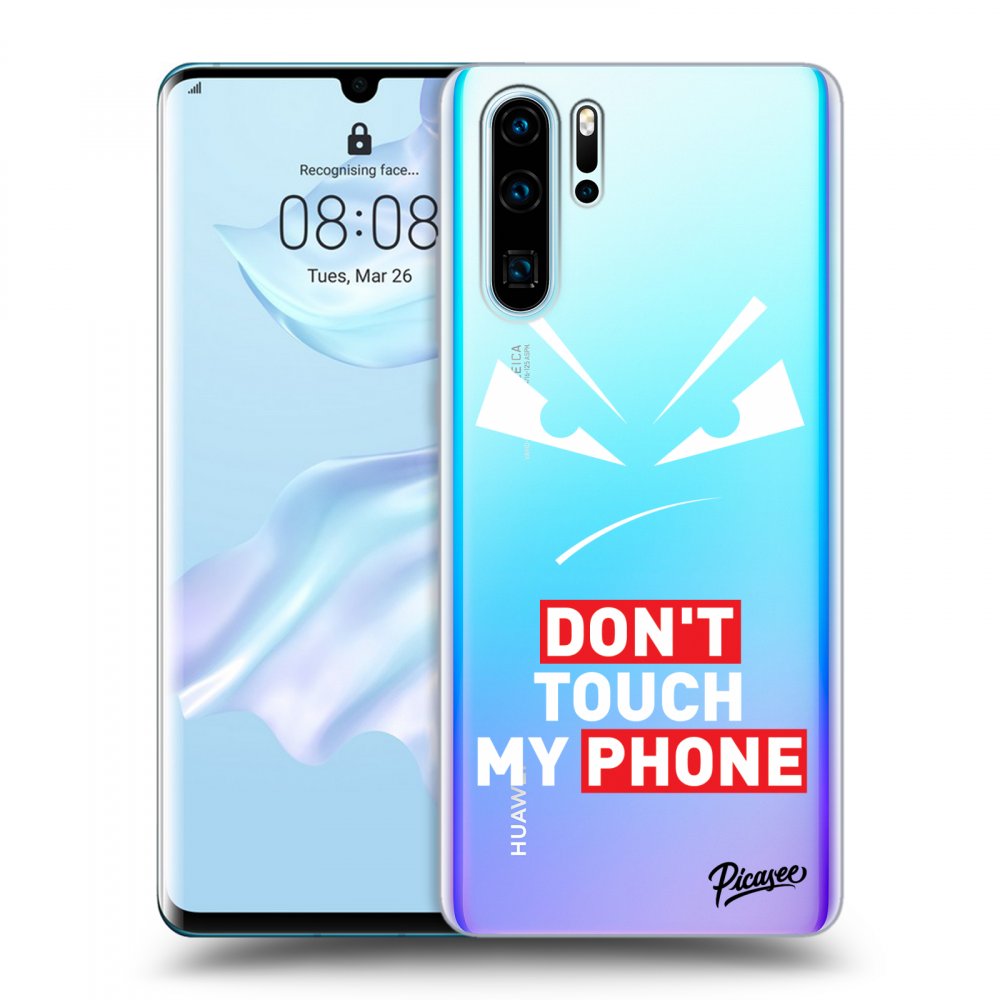 Huawei P30 Pro Hülle - Transparentes Silikon - Evil Eye - Transparent