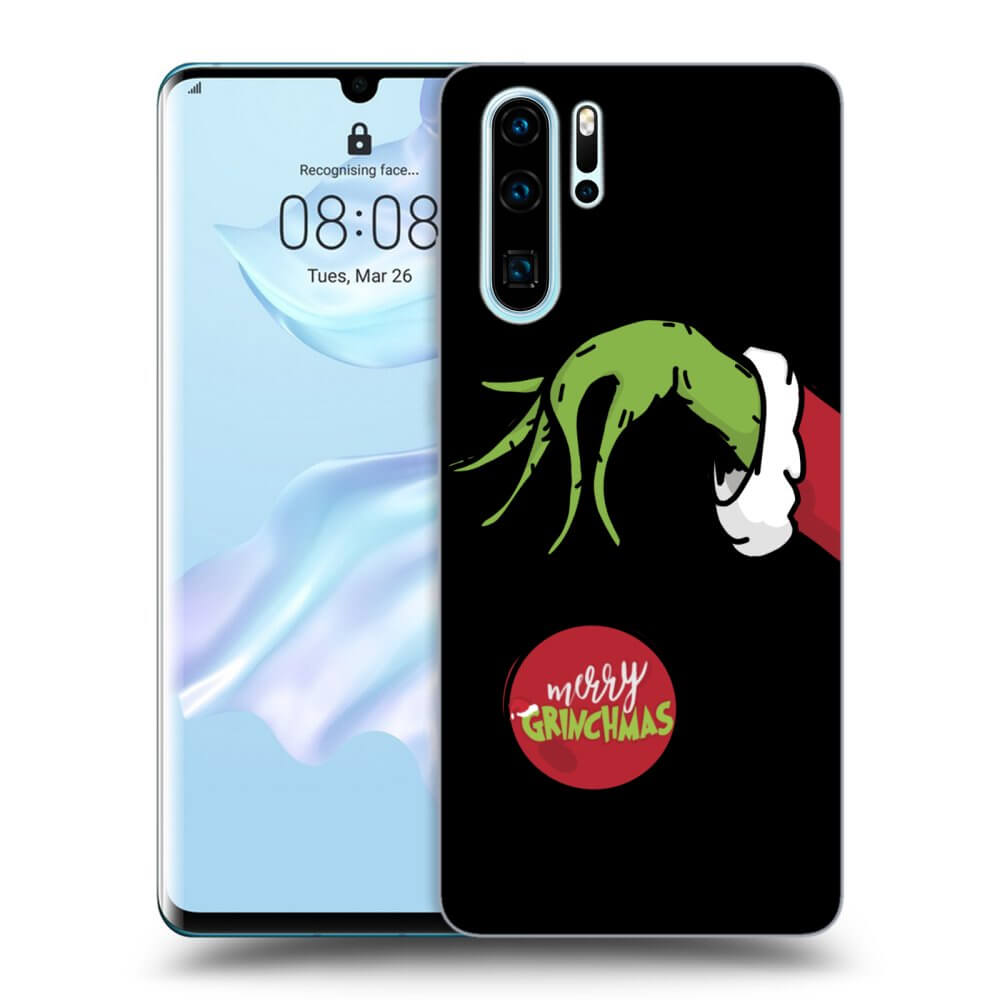 Huawei P30 Pro Hülle - Schwarzes Silikon - Grinch