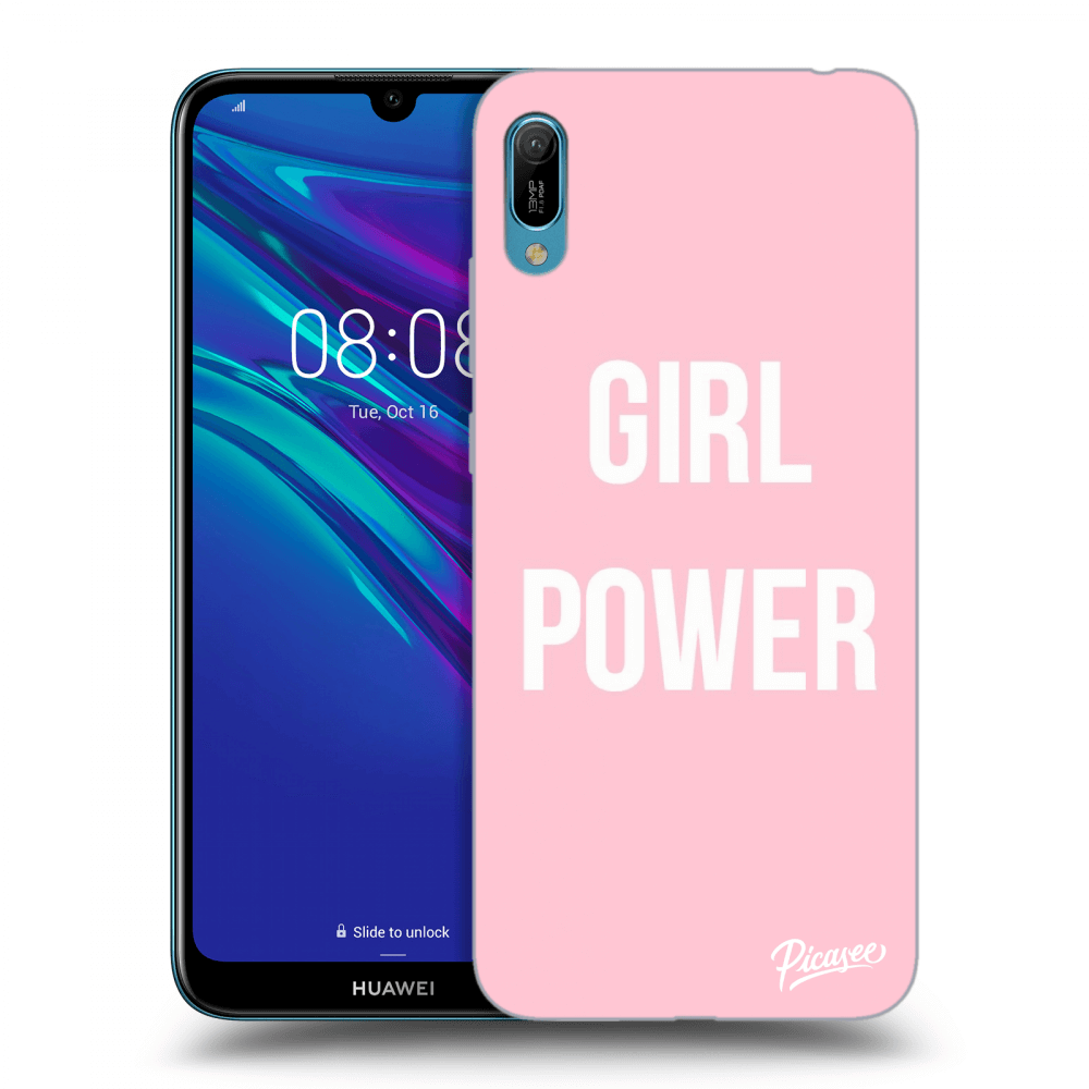 Huawei Y6 2019 Hülle - Schwarzes Silikon - Frauenpower