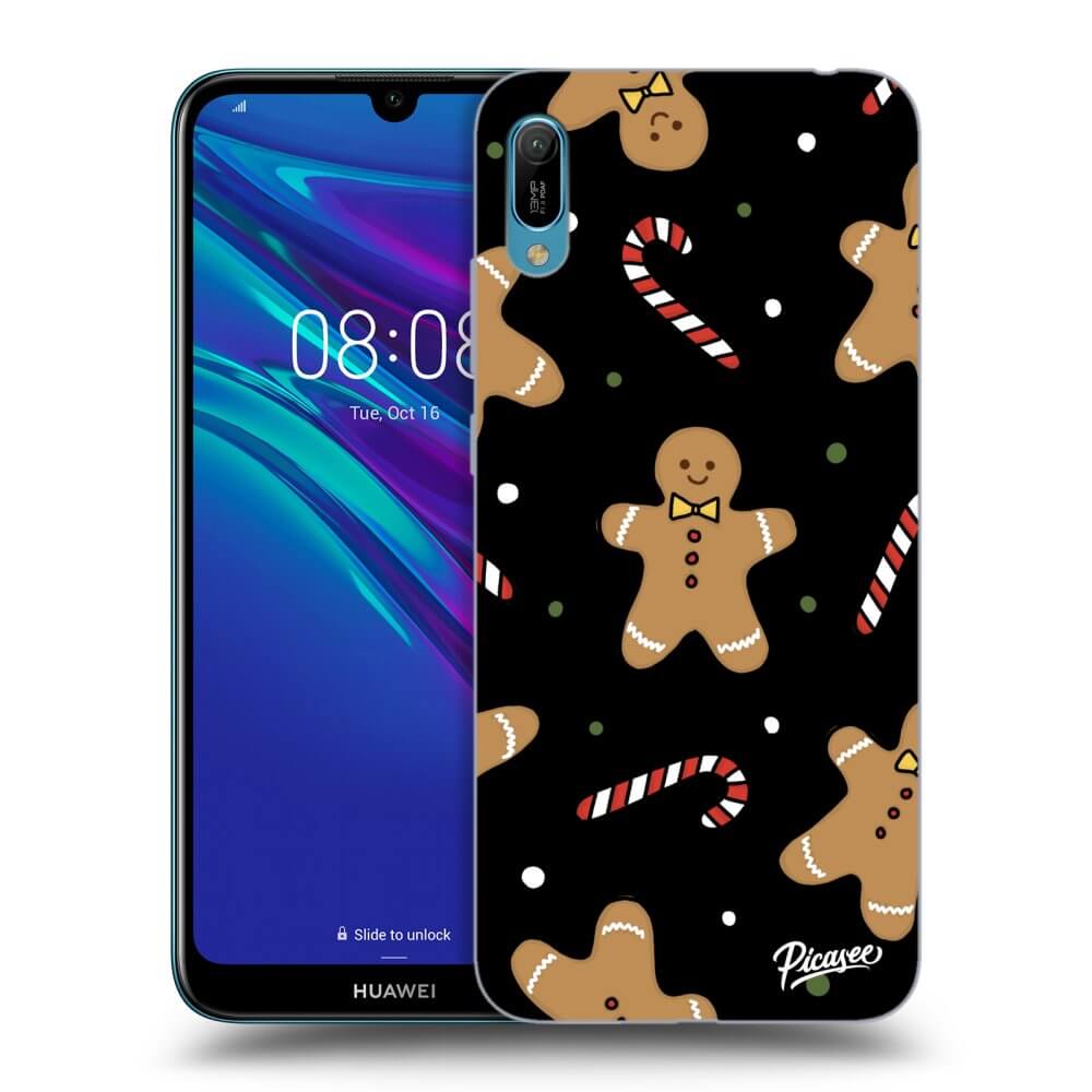 Huawei Y6 2019 Hülle - Schwarzes Silikon - Gingerbread