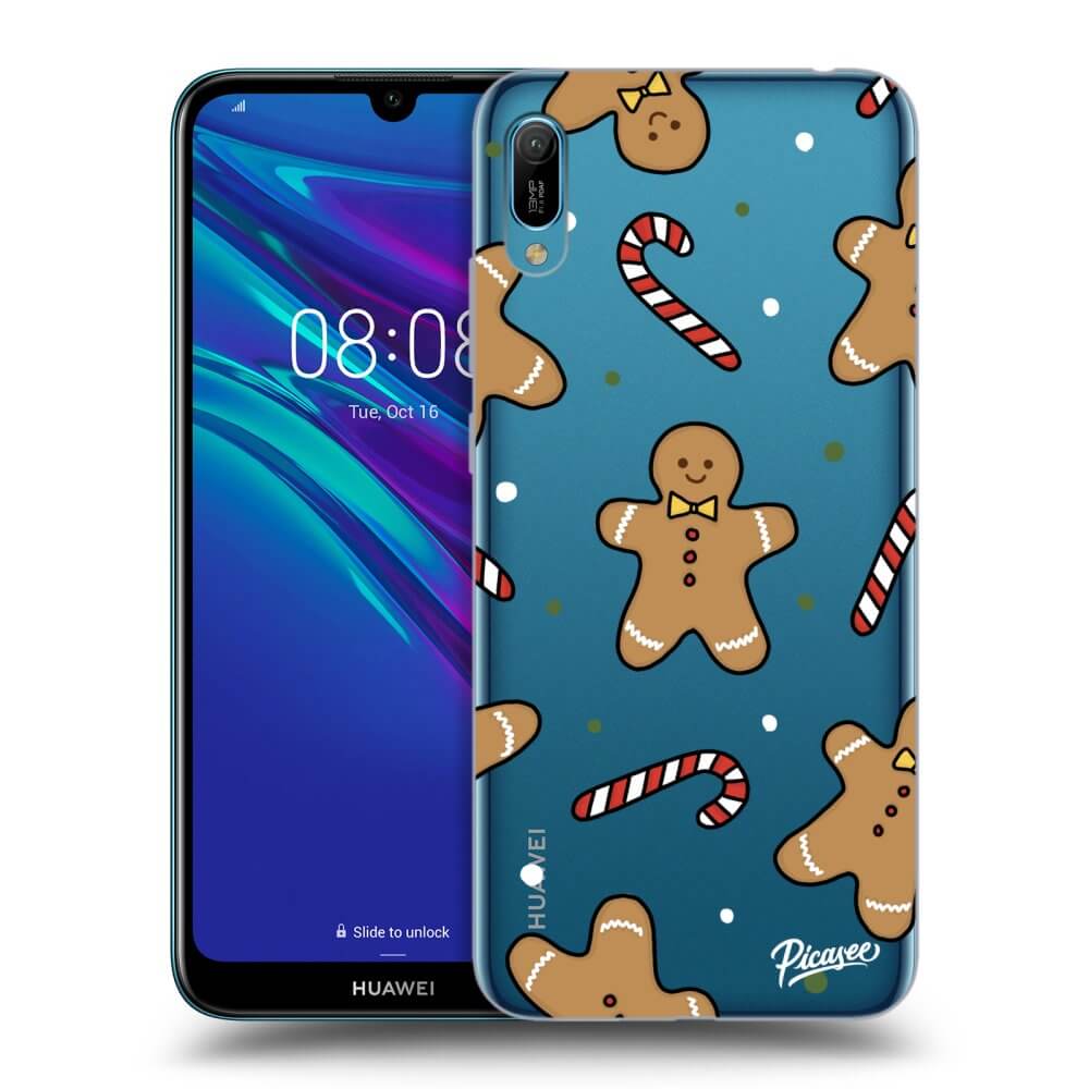 Huawei Y6 2019 Hülle - Transparentes Silikon - Gingerbread