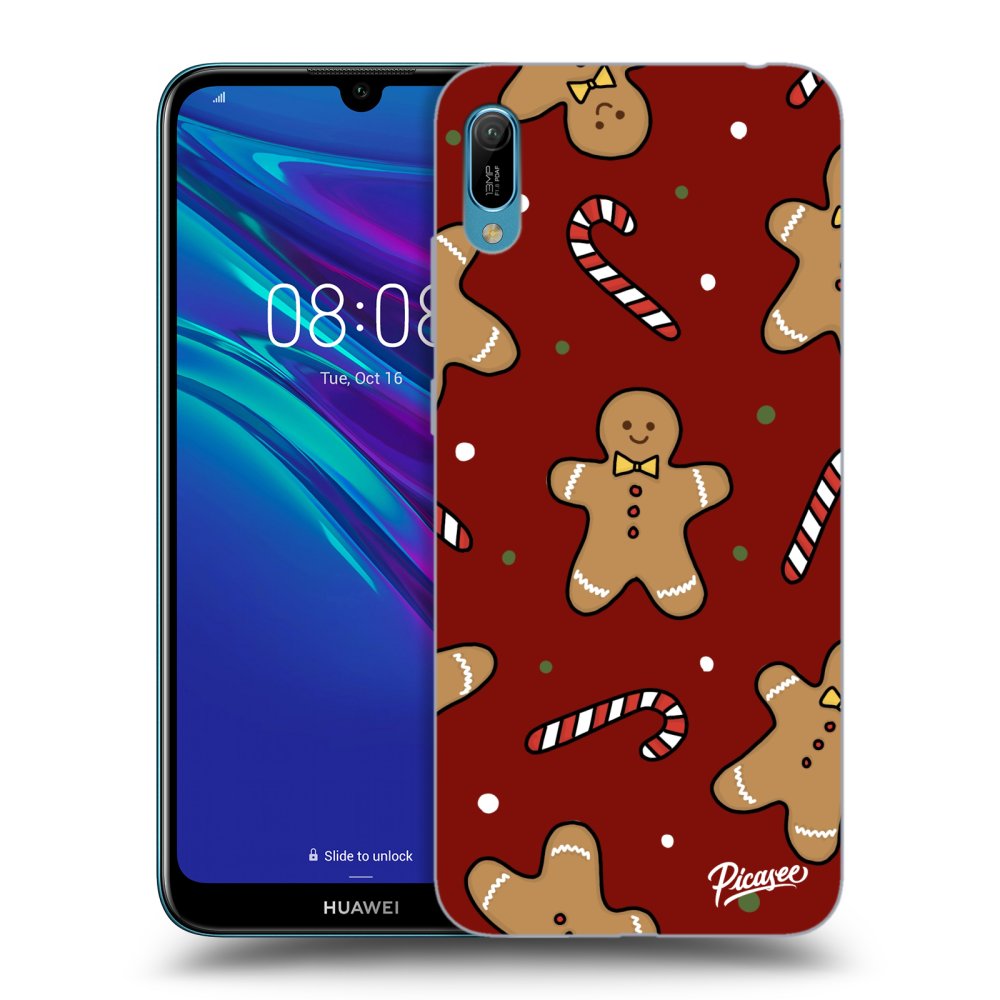 Huawei Y6 2019 Hülle - Schwarzes Silikon - Gingerbread 2