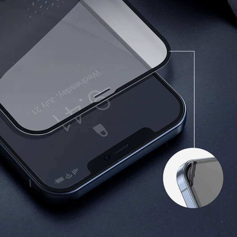 3x Gehärtetes 3D Schutzglas Mit Rahmen Für Apple IPhone 14 - Schwarz - 2+1 Gratis