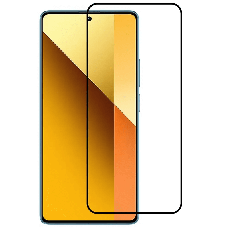 Gehärtetes 3D Schutzglas Mit Rahmen Für Xiaomi Redmi Note 13 Pro 4G - Schwarz